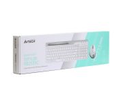 Комплект (клавіатура, миша) бездротовий A4Tech FB2535C Icy White (FB2535C (Icy White))