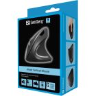 Мишка Sandberg Wired Vertical Mouse Pro 2400 dpi.6кн.1.5м чорна (630-14)