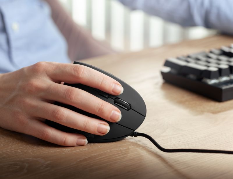 Мишка Sandberg Wired Vertical Mouse Pro 2400 dpi.6кн.1.5м чорна (630-14)