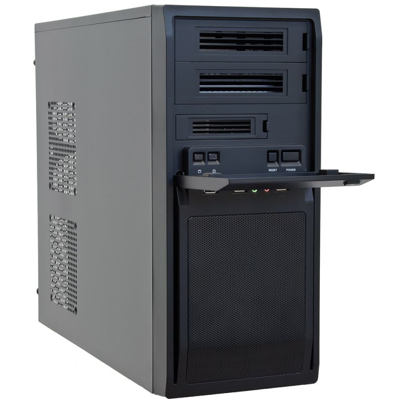 Корпус Chieftec LIBRA LG-01B-OP ATX, без БЖ, Black (LG-01B-OP)
