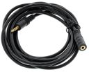 Кабель AUX Audio TRS M/F 5.м чорний OEM (B00344)