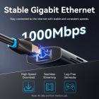 Док-станція USB3.2 Type-C --> HDMI 4K60Hz/USB 3.0/USB2.0/RJ45/SD/TF/PD 100W Hub 8-in-1 Vention (TGUHB)