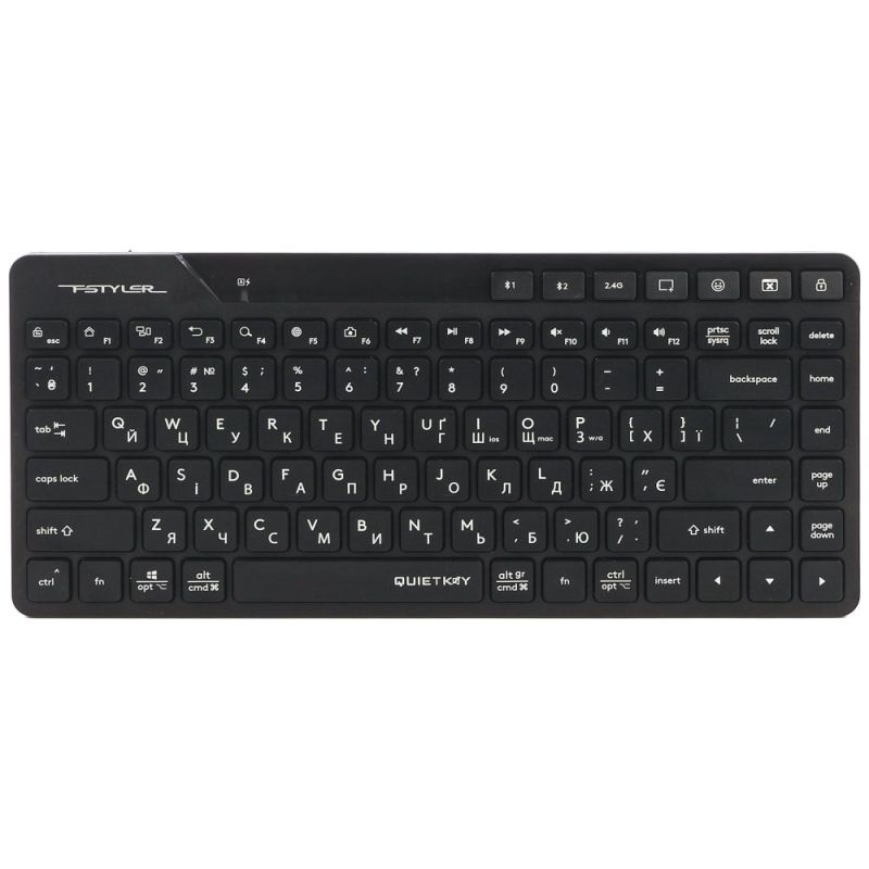 Клавиатура беспроводная A4Tech FBK26C AS Black (FBK26C AS (Black))