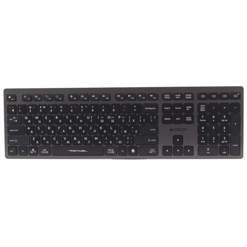 Клавіатура бездротова A4Tech FBX50C Grey (FBX50C (Grey))