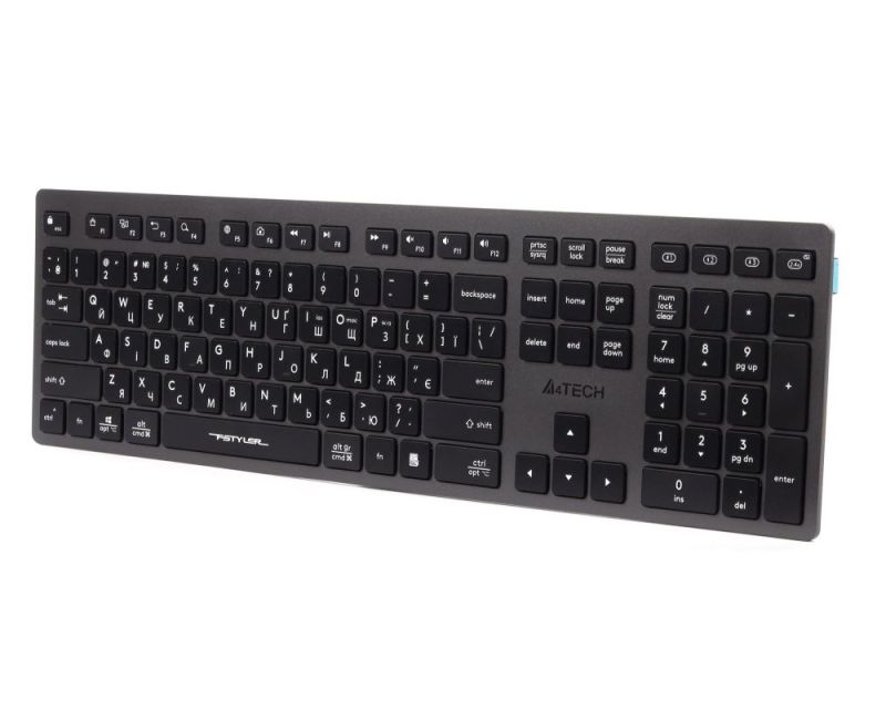 Клавіатура бездротова A4Tech FBX50C Grey (FBX50C (Grey))