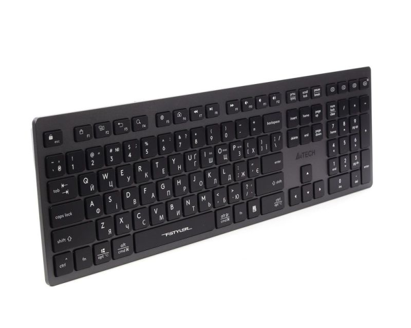 Клавіатура бездротова A4Tech FBX50C Grey (FBX50C (Grey))