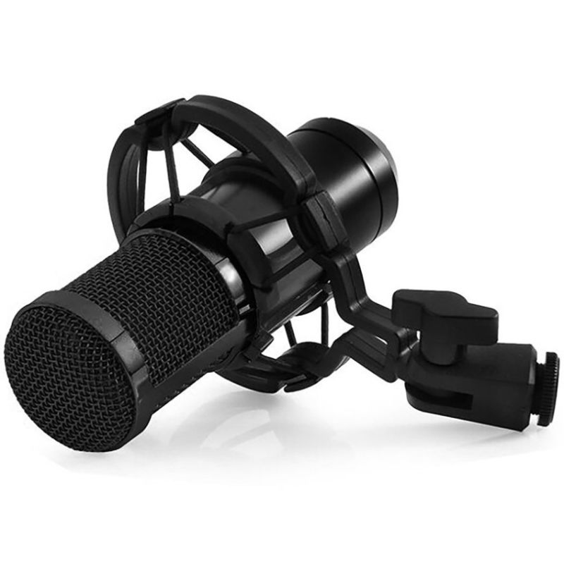 Ігровий стрім мікрофон Media-Tech Професійний набір XLR USB чорний (MT397K)