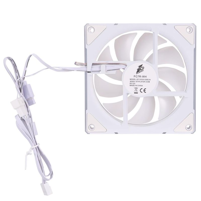 Вентилятор 1stPlayer FC7 White (FC7-WH-1IN1)