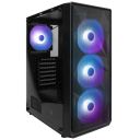 Корпус 1stPlayer Black без БП (FD3-BK-4F7)