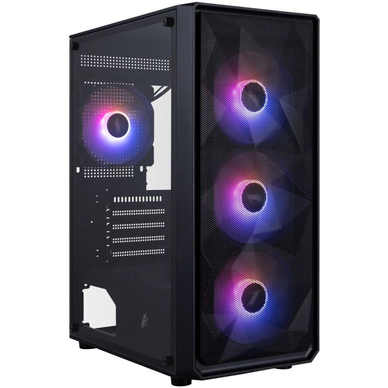 Корпус 1stPlayer Black без БЖ (FD3-M-BK-4F7)