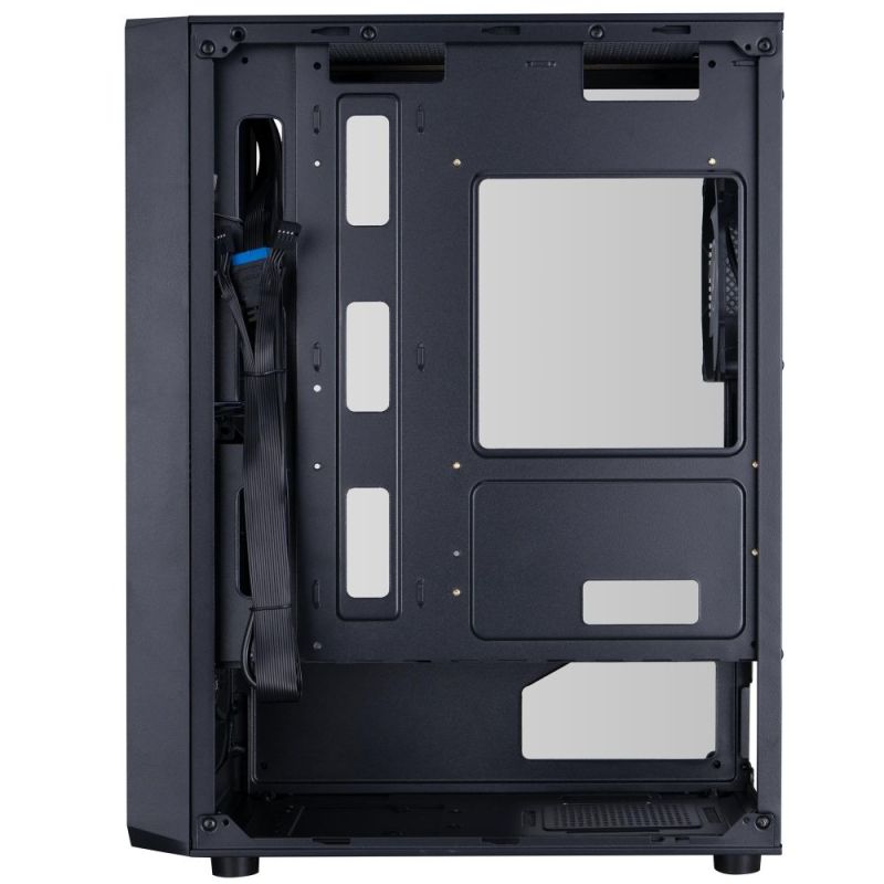 Корпус 1stPlayer Black без БП (FD3-M-BK-4F7)