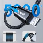 Кабель AUX Audio Lightning - TRS 3.5мм M/M 2м Choetech (AUX009)