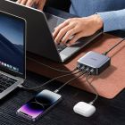 Зарядний пристрій 4xUSB 100W (3хUSB-C+USB-A) Gan Nexode чорний CD328 Ugreen Desktop Fast Charger (90928)