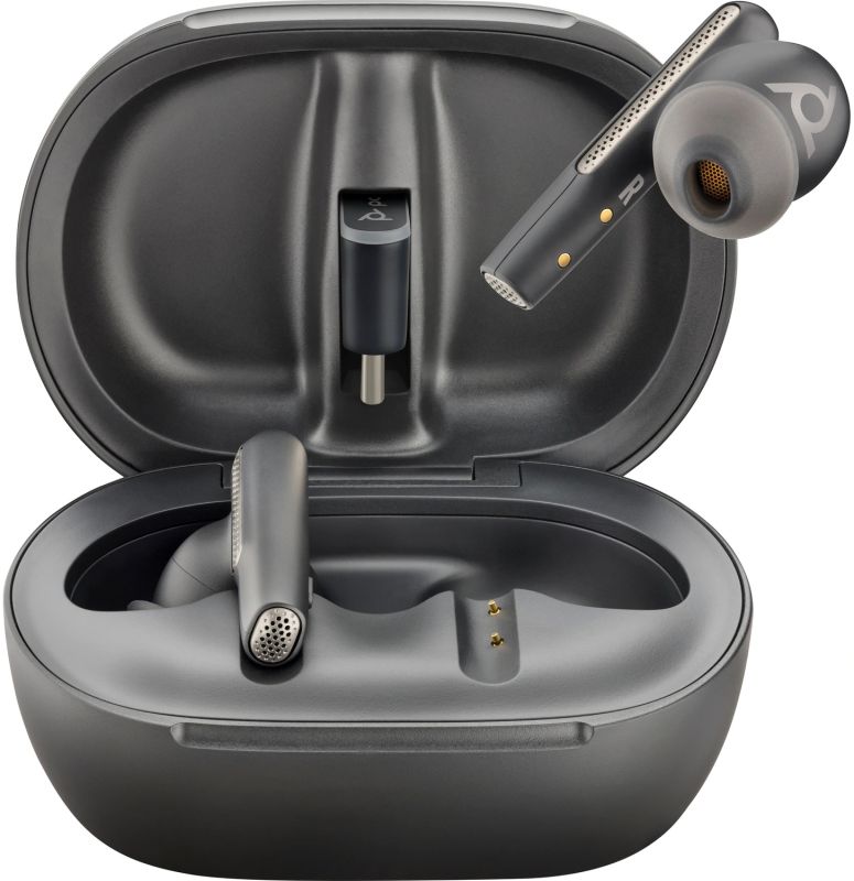 Навушники TWS Poly Voyager Free 60+ Earbuds + BT700C + TSCHC Black (7Y8G4AA)
