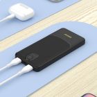 УМБ Dudao 10000mAh K10 12W 2xUSB-A,USB-C (IN) Black (6977196682164)