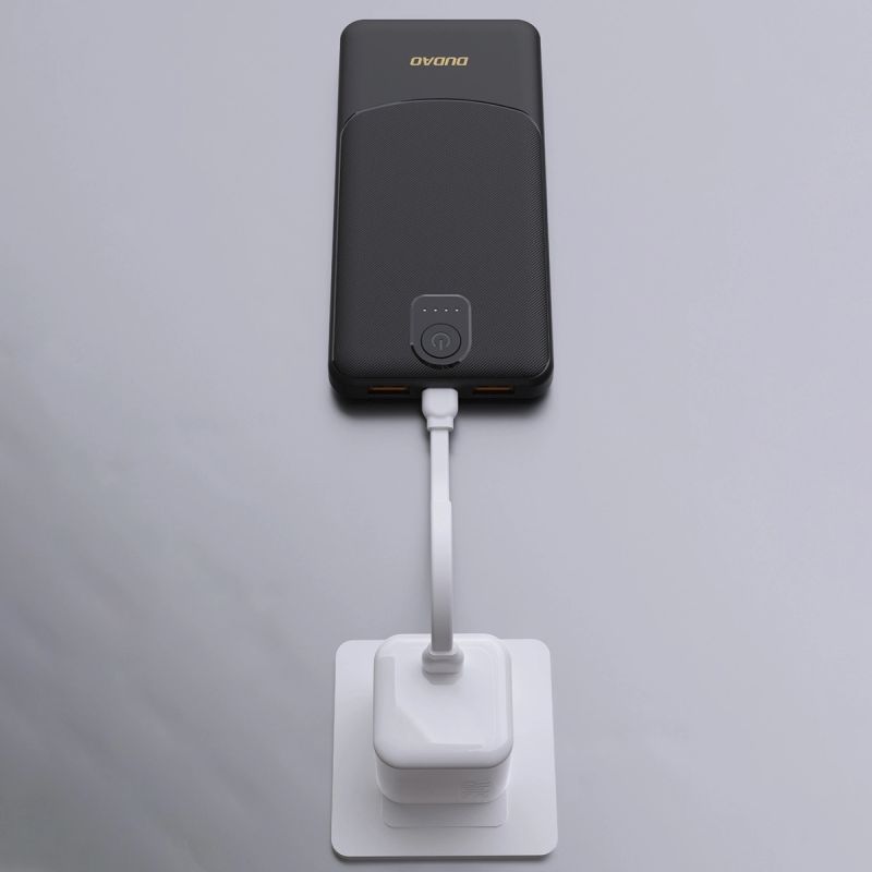 УМБ Dudao 10000mAh K10 12W 2xUSB-A,USB-C (IN) Black (6977196682164)