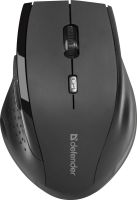 Мишка Defender Accura MM-365, бездротова, 6 кн. до 1600 dpi, чорна (52365)