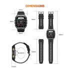 Годинник Oukitel BT101 Black (6931940739825)
