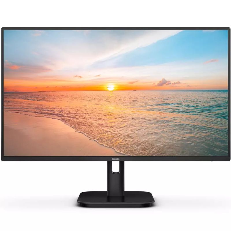 TFT 23.8" Philips 24E1N1100A, IPS, 100Hz, 1мс, VGA, HDMI,  колонки, чорний (24E1N1100A/00)