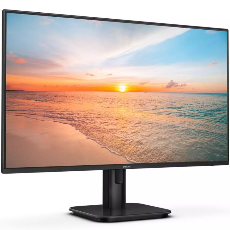 TFT 23.8" Philips 24E1N1100A, IPS, 100Hz, 1мс, VGA, HDMI,  колонки, чорний (24E1N1100A/00)