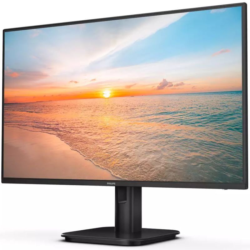 TFT 23.8" Philips 24E1N1100A, IPS, 100Hz, 1мс, VGA, HDMI,  колонки, чорний (24E1N1100A/00)