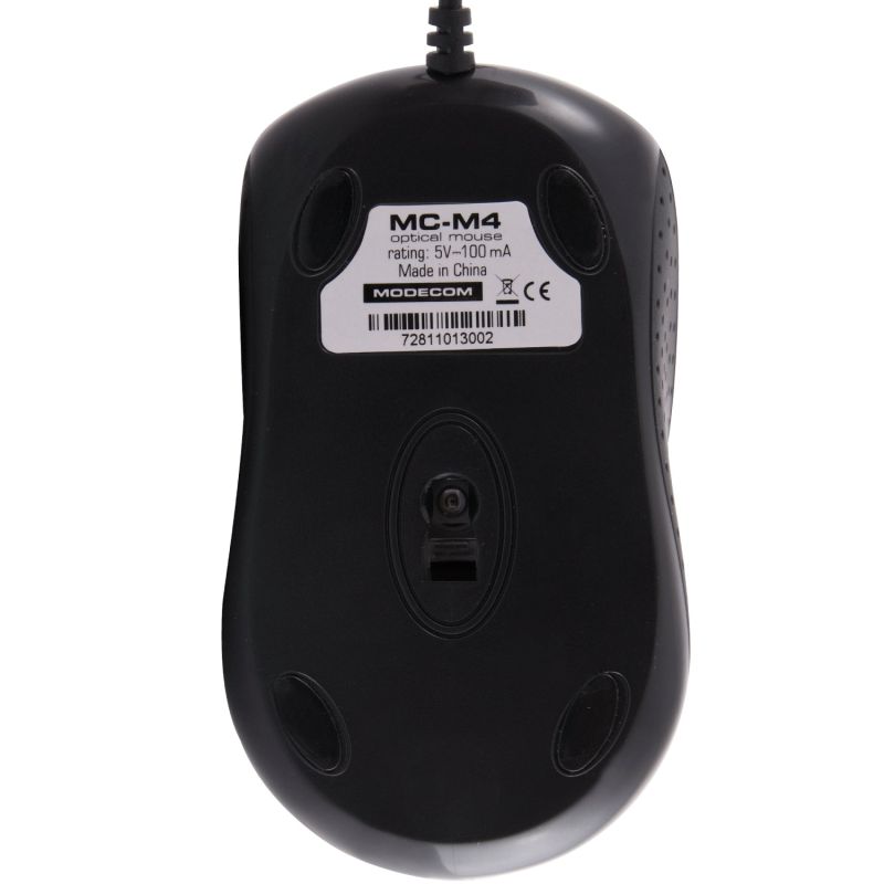 Мишка  Modecom MC-M4.1, 3кн., 1200dpi, Black OEM (White box) (M-MC-00M4.1-100)
