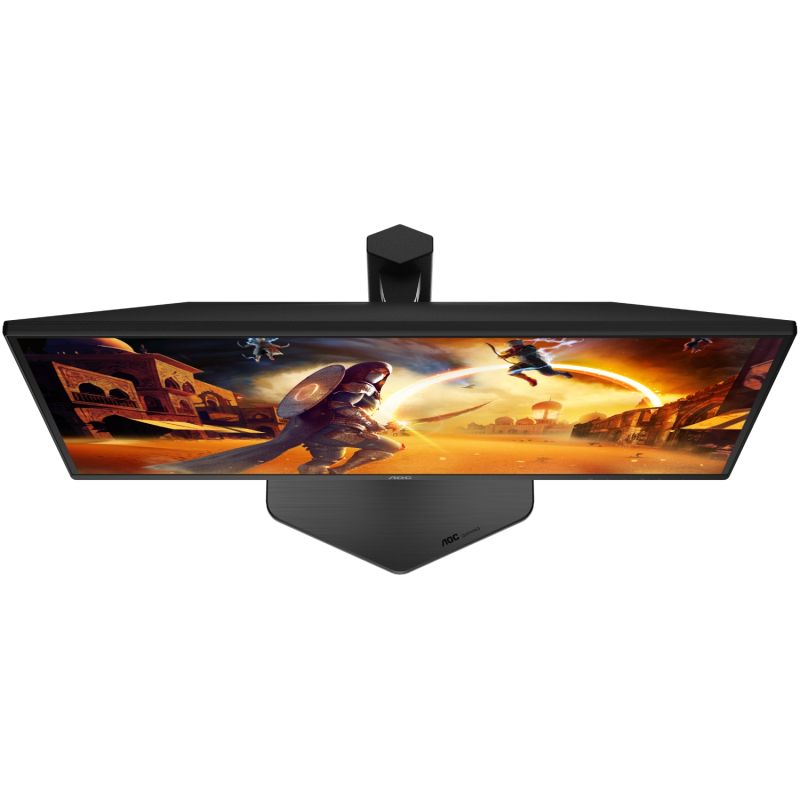 TFT 24.5" AOC Q25G4SR, Fast IPS, 300 Гц, 2xHDMI, DP, HAS, Pivot, колонки, чорно-червоний (Q25G4SR)