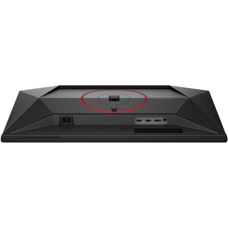 TFT 24.5" AOC Q25G4SR, Fast IPS, 300 Гц, 2xHDMI, DP, HAS, Pivot, колонки, чорно-червоний (Q25G4SR)