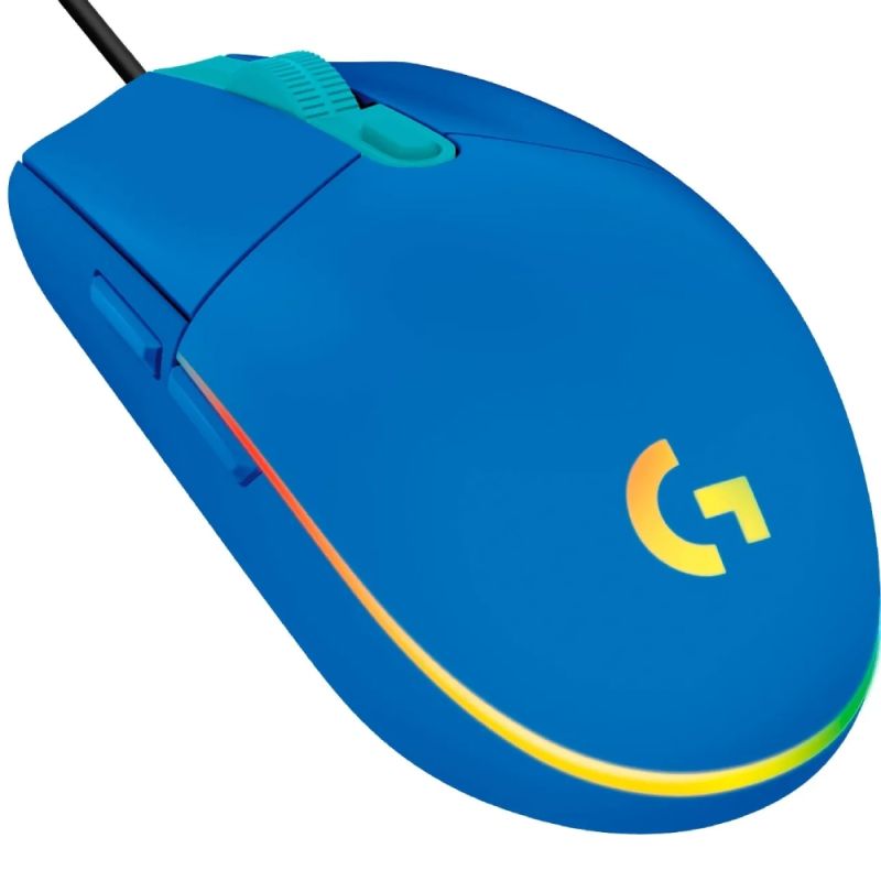 Мишка Logitech G102 Lightsync USB синя (910-005810)