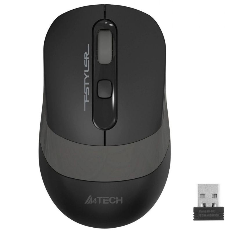 Миша бездротова A4Tech FG10 Black/Grey USB (FG10 (Grey))