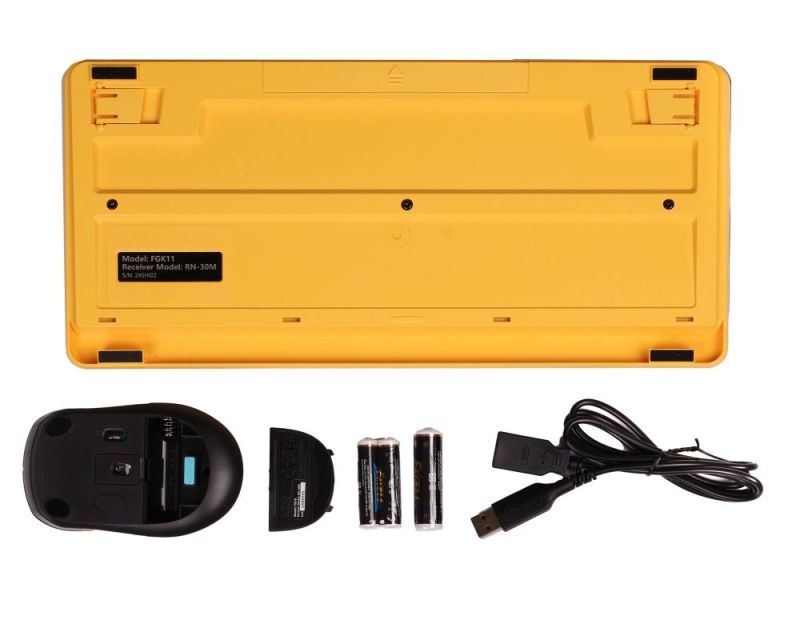 Комплект (клавиатура, мышь) беспроводной A4Tech FG1110 Bumblebee USB (FG1110 (Bumblebee))