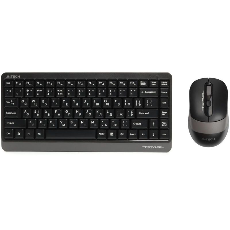 Комплект (клавіатура, миша) бездротовий A4Tech FG1110 Grey (FG1110 (Grey))