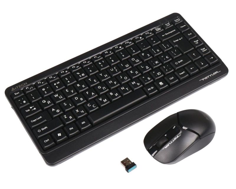 Комплект (клавиатура, мышь) беспроводной A4Tech FG1112 Black (FG1112 (Black))