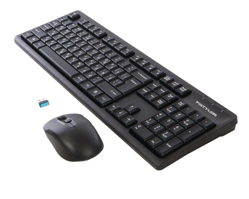Комплект (клавіатура, миша) бездротовий A4Tech FG1200S Black (FG1200S (Black))