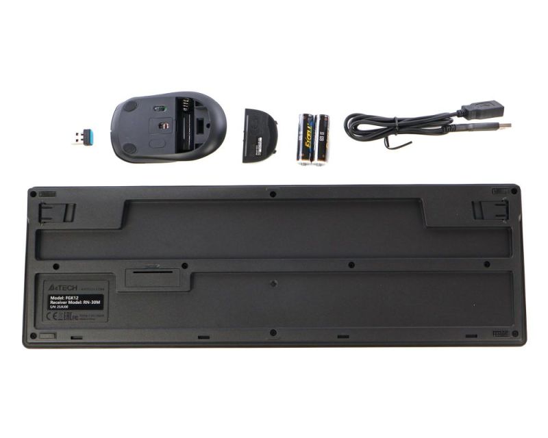 Комплект (клавіатура, миша) бездротовий A4Tech FG1200S Black (FG1200S (Black))