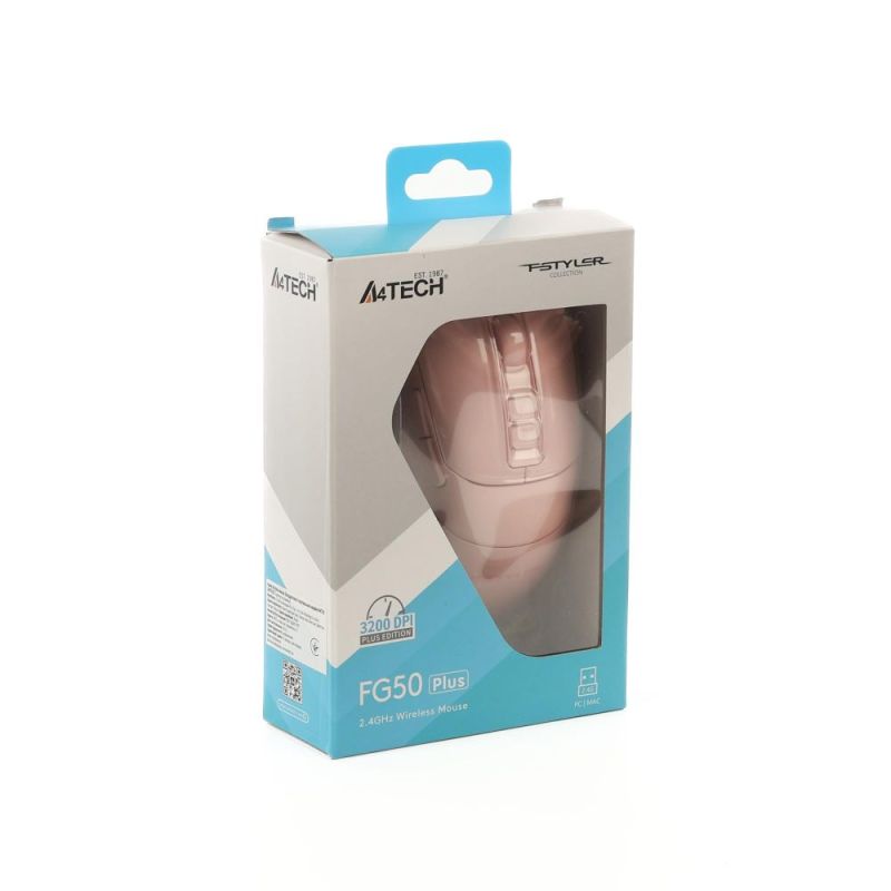 Миша бездротова A4Tech Fstyler FG50 Plus Pink (FG50 Plus (Pink))