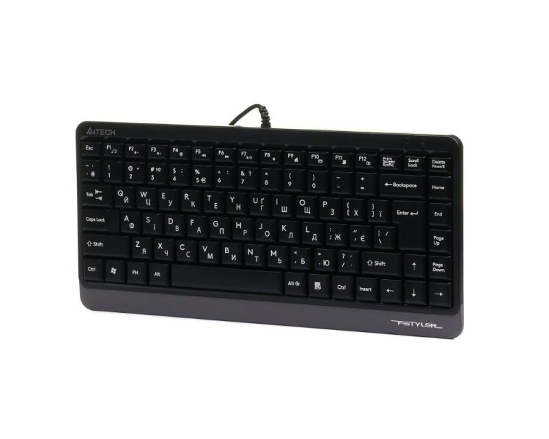 Клавиатура A4Tech FK11 Ukr Grey (FK11 USB (Grey))