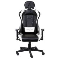 Кресло для геймеров 1stPlayer FK2 Black White (FK2-BKWH)