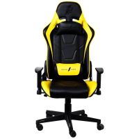 Крісло для геймерів 1stPlayer FK2 Black/Yellow (FK2-BKYE)