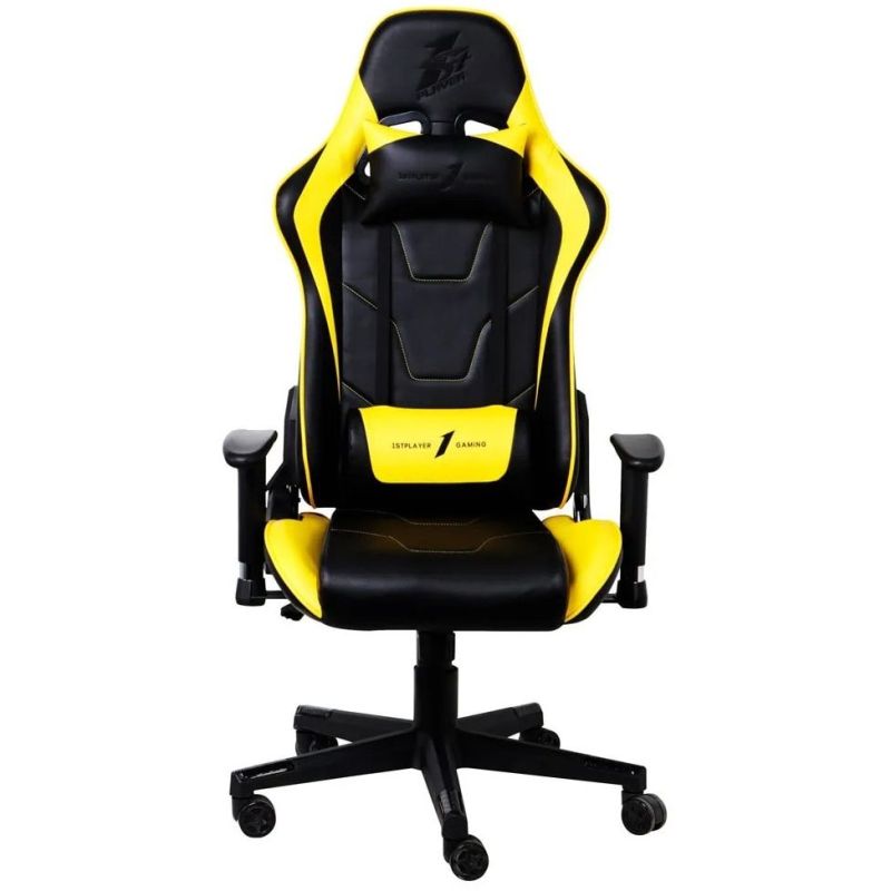 Крісло для геймерів 1stPlayer FK2 Black/Yellow (FK2-BKYE)