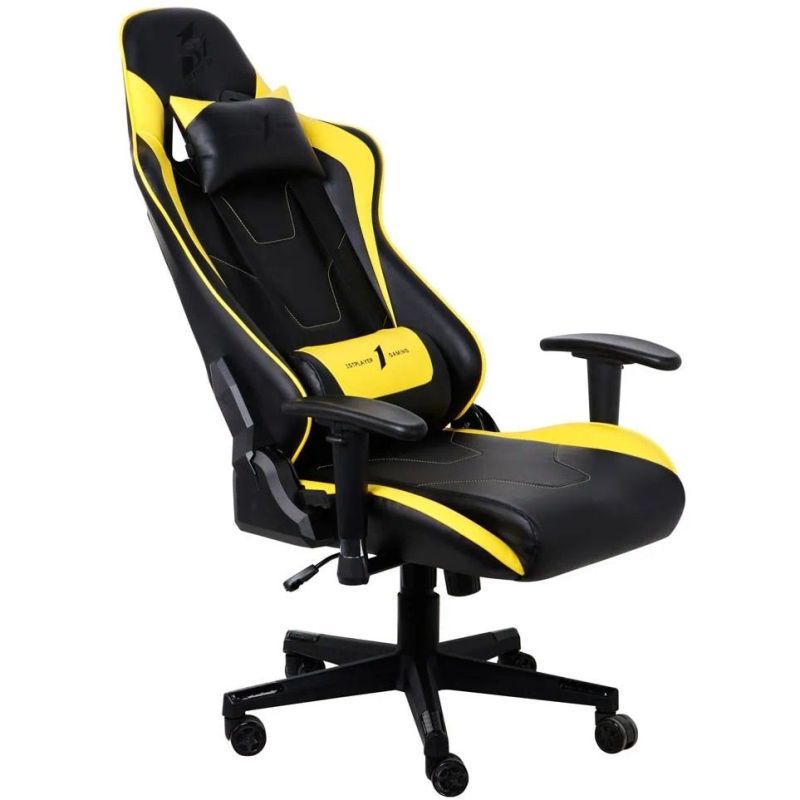 Крісло для геймерів 1stPlayer FK2 Black/Yellow (FK2-BKYE)