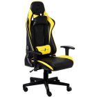 Кресло для геймеров 1stPlayer FK2 Black/Yellow (FK2-BKYE)