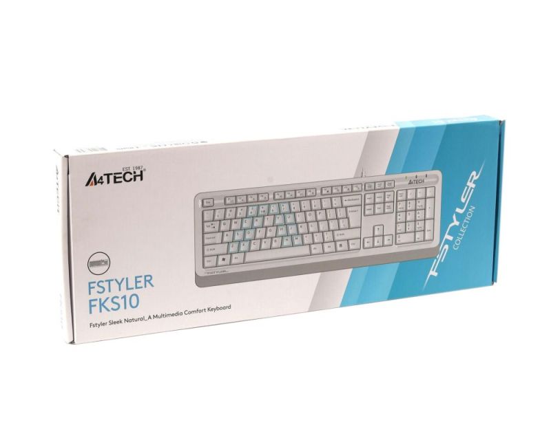 Клавиатура A4Tech Fstyler FKS10 White (FKS10 (White))