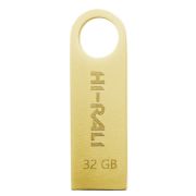 Флеш-накопитель USB 32GB Hi-Rali Shuttle Series Gold (HI-32GBSHGD)