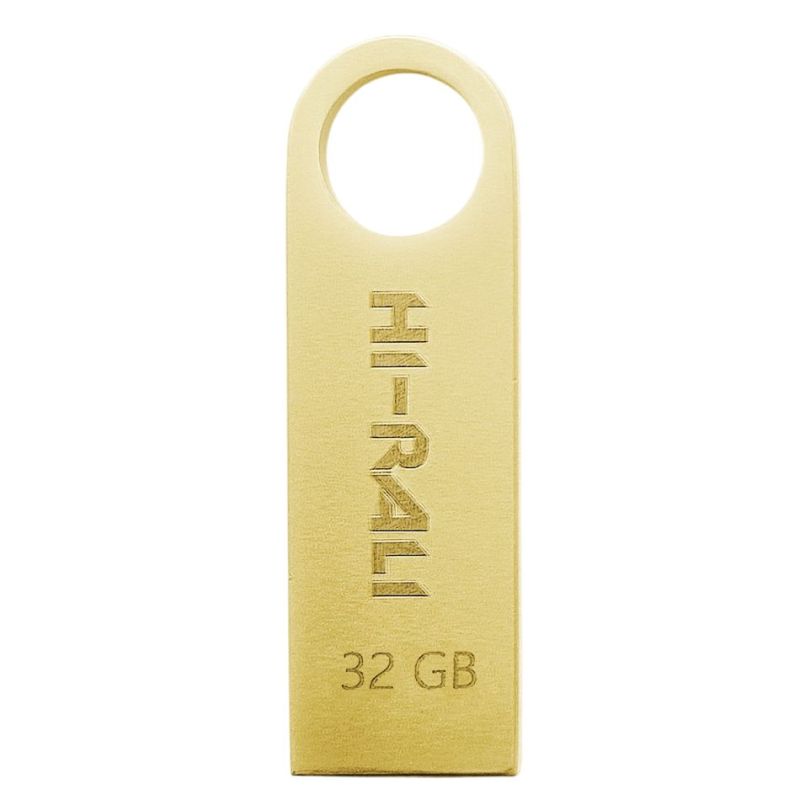 Флеш-накопитель USB 32GB Hi-Rali Shuttle Series Gold (HI-32GBSHGD)