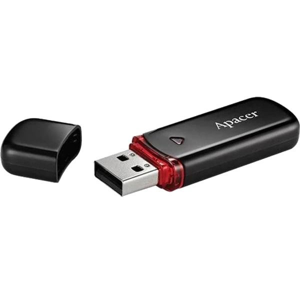 Флеш-накопитель USB 64GB Apacer AH333 Black (AP64GAH333B-1)