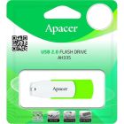 Флеш-накопитель USB 64GB Apacer AH335 White/Green (AP64GAH335G-1)