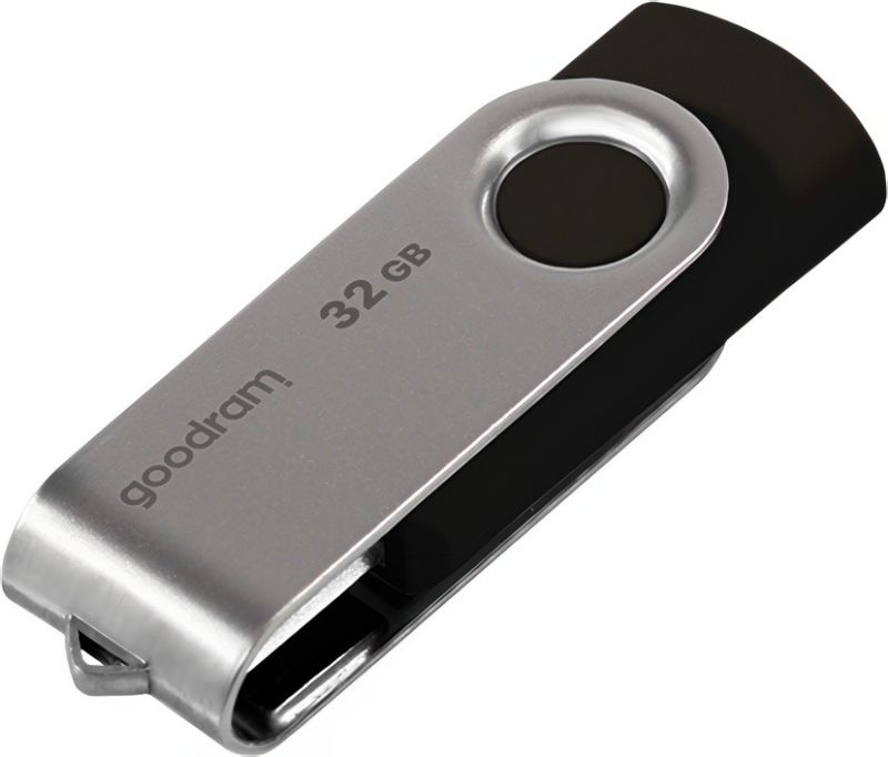 Флеш-накопичувач USB2.0 32GB Goodram UTS2 (Twister) Black (UTS2-0320K0R11)