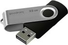 Флеш-накопичувач USB2.0 32GB Goodram UTS2 (Twister) Black (UTS2-0320K0R11)