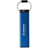 Флеш-накопичувач USB3.2 16GB Kingston IronKey Keypad 200 Type-A Blue (IKKP200/16GB)